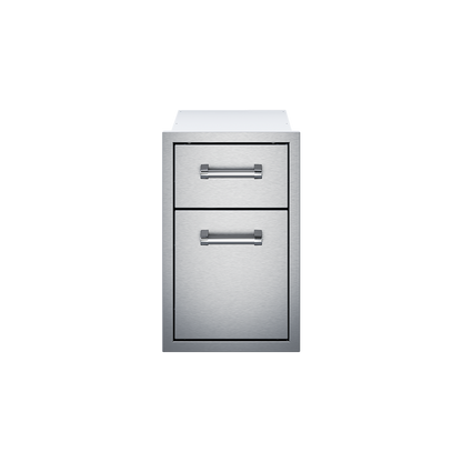 Delta Heat 13" Stainless Steel Double Storage Drawer