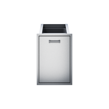 Delta Heat 18" Stainless Steel Tall Trash Drawer With Trash Can