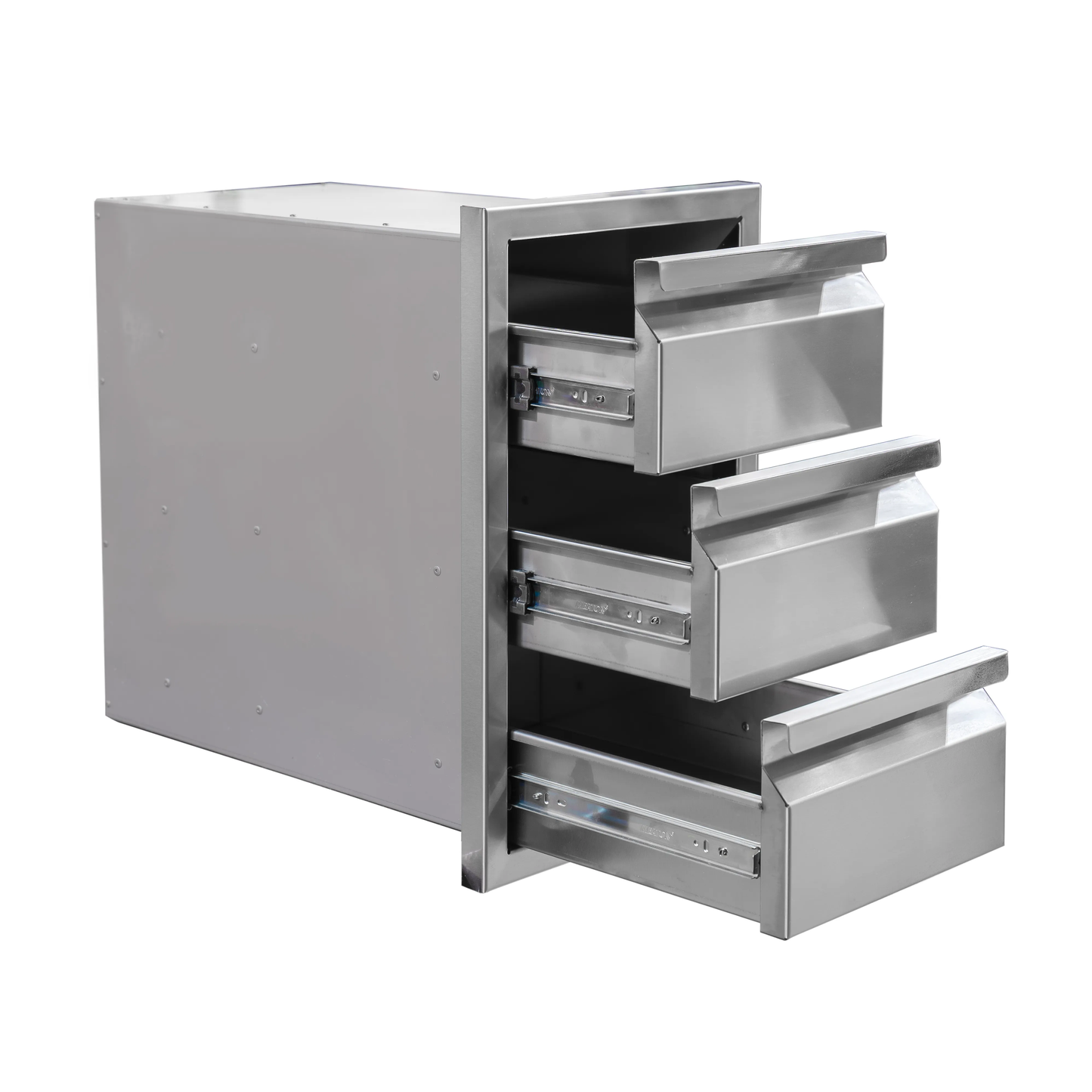 Diamond Grill BBQ Stainless Steel Triple Access Drawers