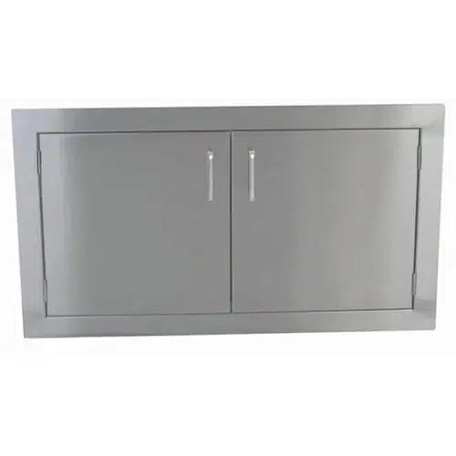 Dragon Fire 35" Large Stainless Steel Double Doors
