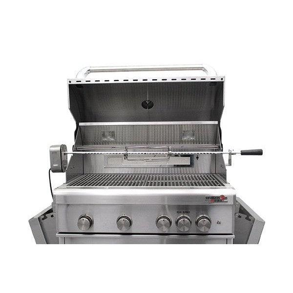 Dragon Fire Heavy-Duty Stainless Steel Rotisserie Kit for DF40 Gas Grill