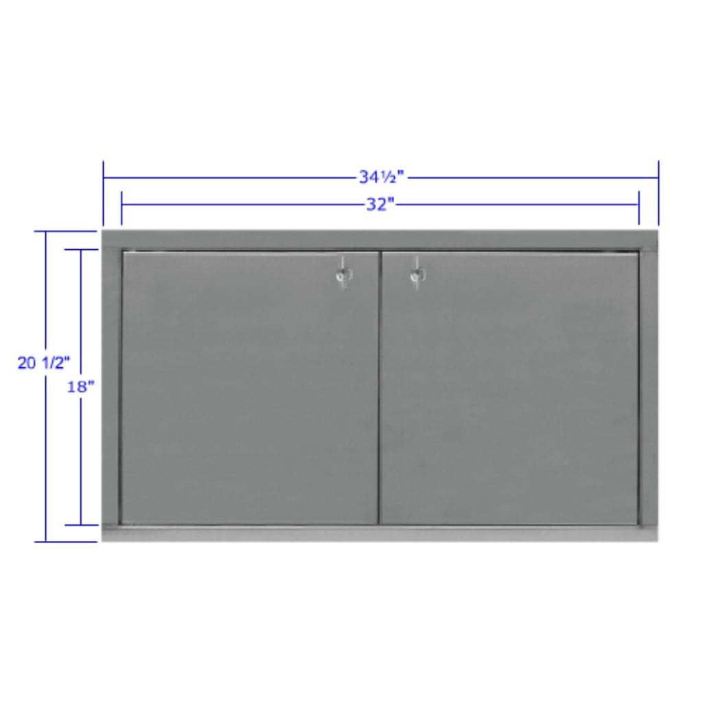Electrichef 18" x 32" Dual Stainless Steel Access Door