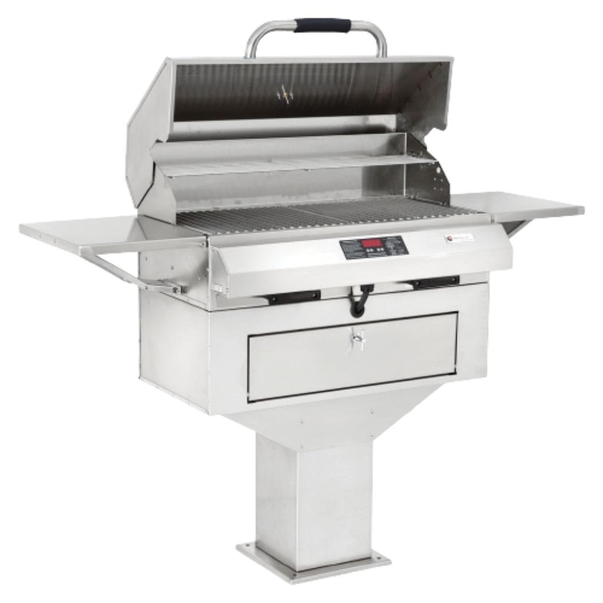 ElectriChef Emerald 24" Pedestal-Base Outdoor Electric Grill