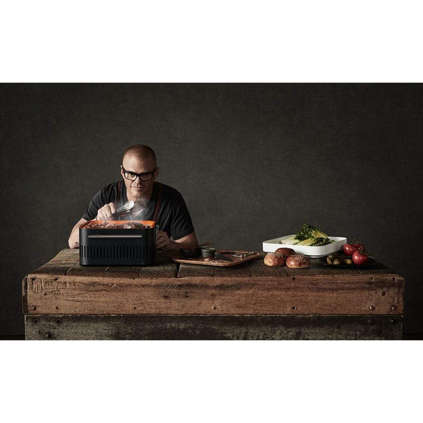 Everdure 17" CUBE™ Table Top Charcoal Grill or Portable BBQ