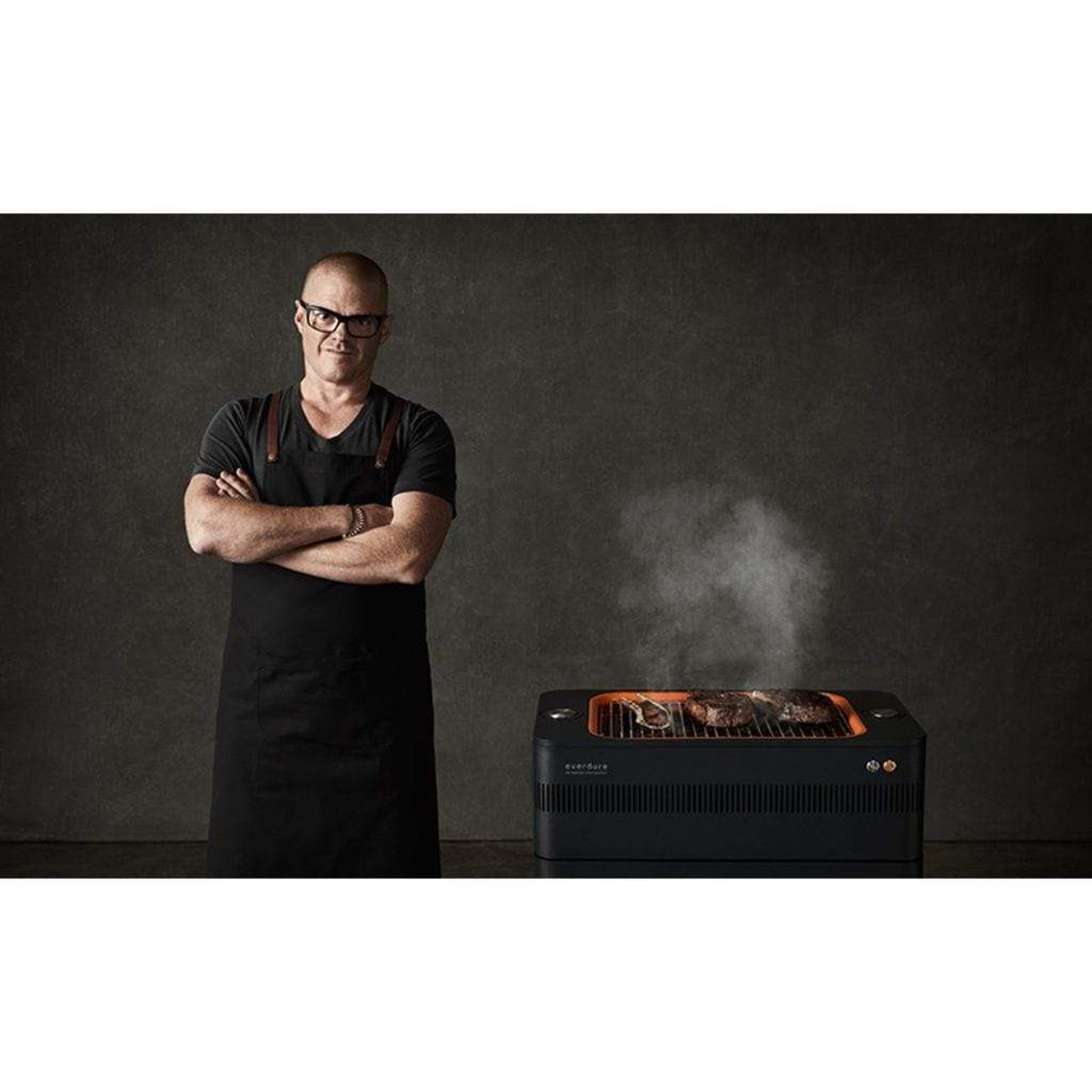 Everdure 29" FUSION Electric Ignition Charcoal BBQ with Pedestal