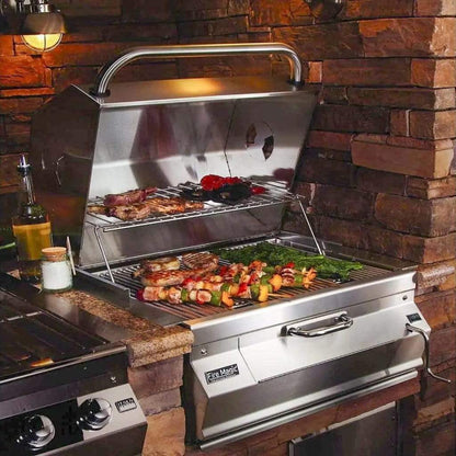 Fire Magic 24" 12-SC01C-A Legacy Built-In Charcoal Grill w/ Analog Thermometer