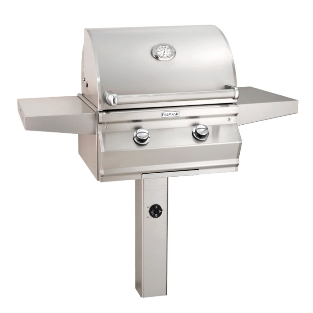 Fire Magic 24" 2-Burner Choice C430s In-Ground Post Mount Gas Grill w/ Analog Thermometer