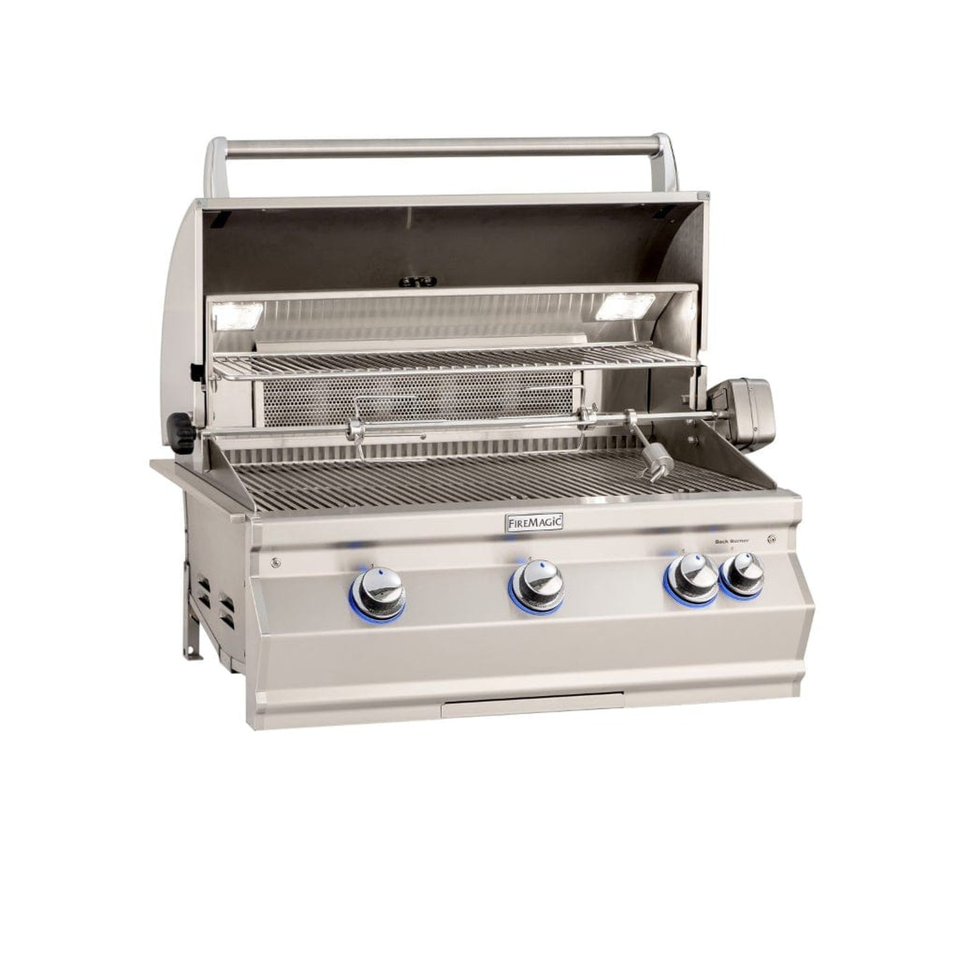 Fire Magic 30" 3-Burner Aurora A540i Built-In Gas Grill w/ Analog Thermometer