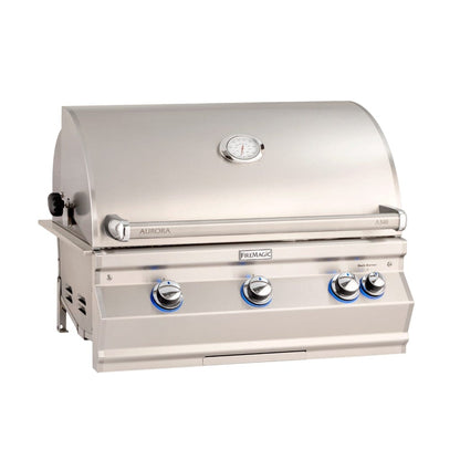 Fire Magic 30" 3-Burner Aurora A660i Built-In Gas Grill w/ Analog Thermometer