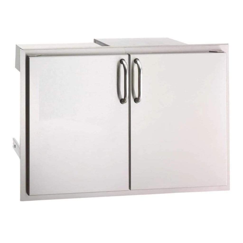 Fire Magic 30" 33930S-12 Select Double Access Door w/ Dual Drawers And Trash Bin Storage