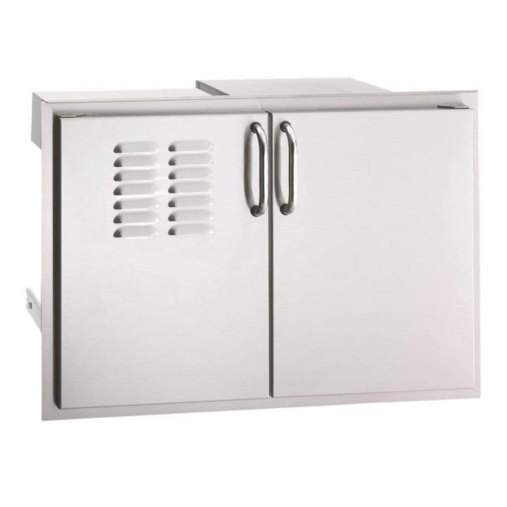 Fire Magic 30" 33930S-12T Select Double Access Door w/ Dual Drawers, Louvers And Tank Tray