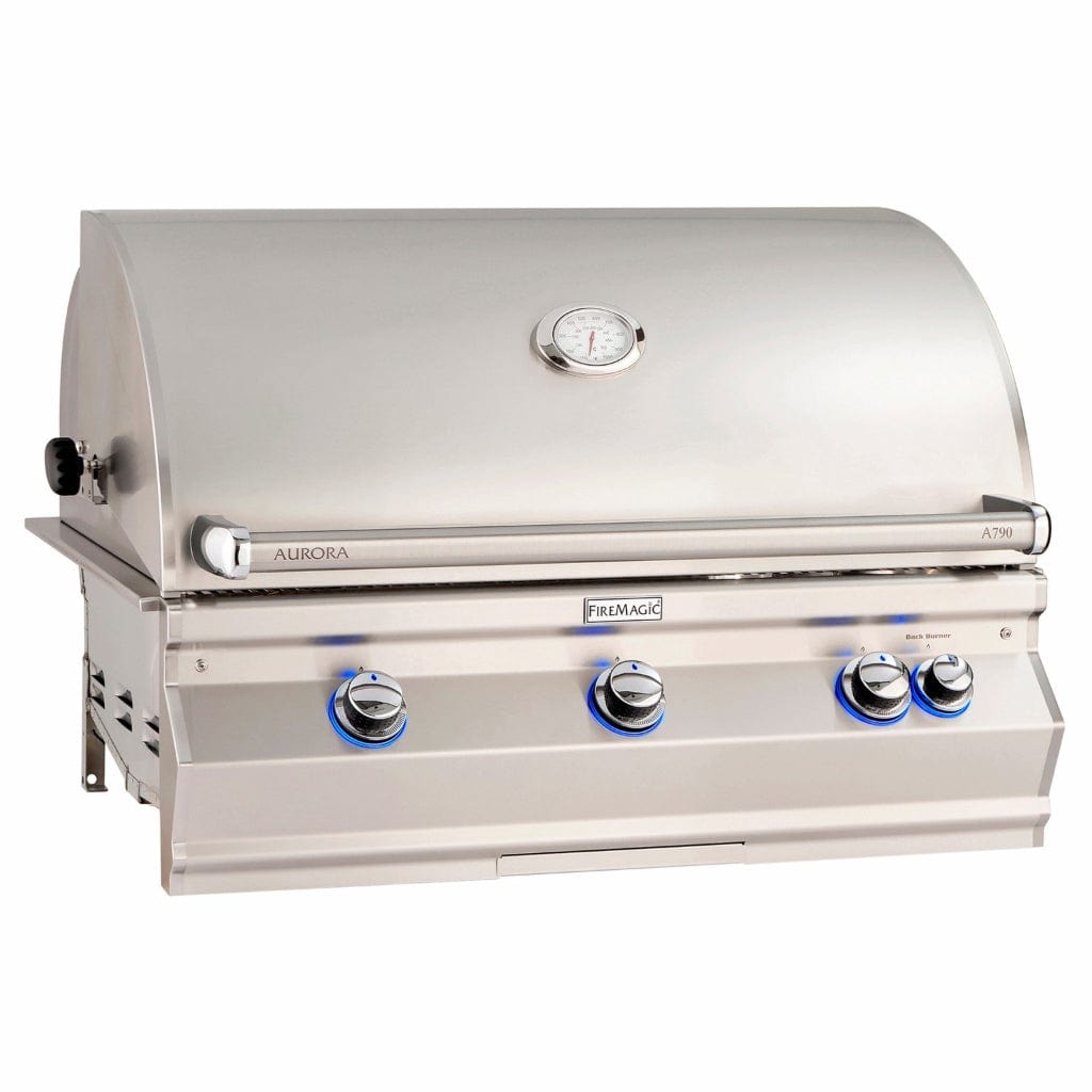 Fire Magic 36" 3-Burner Aurora A790i Built-In Gas Grill w/ Analog Thermometer