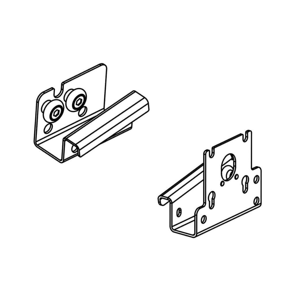 Fire Magic 3600-61 Super Heavy Duty Rotisserie Bracket Kit for Echelon E790/E660 & Aurora A790/A660 Series Gas Grills