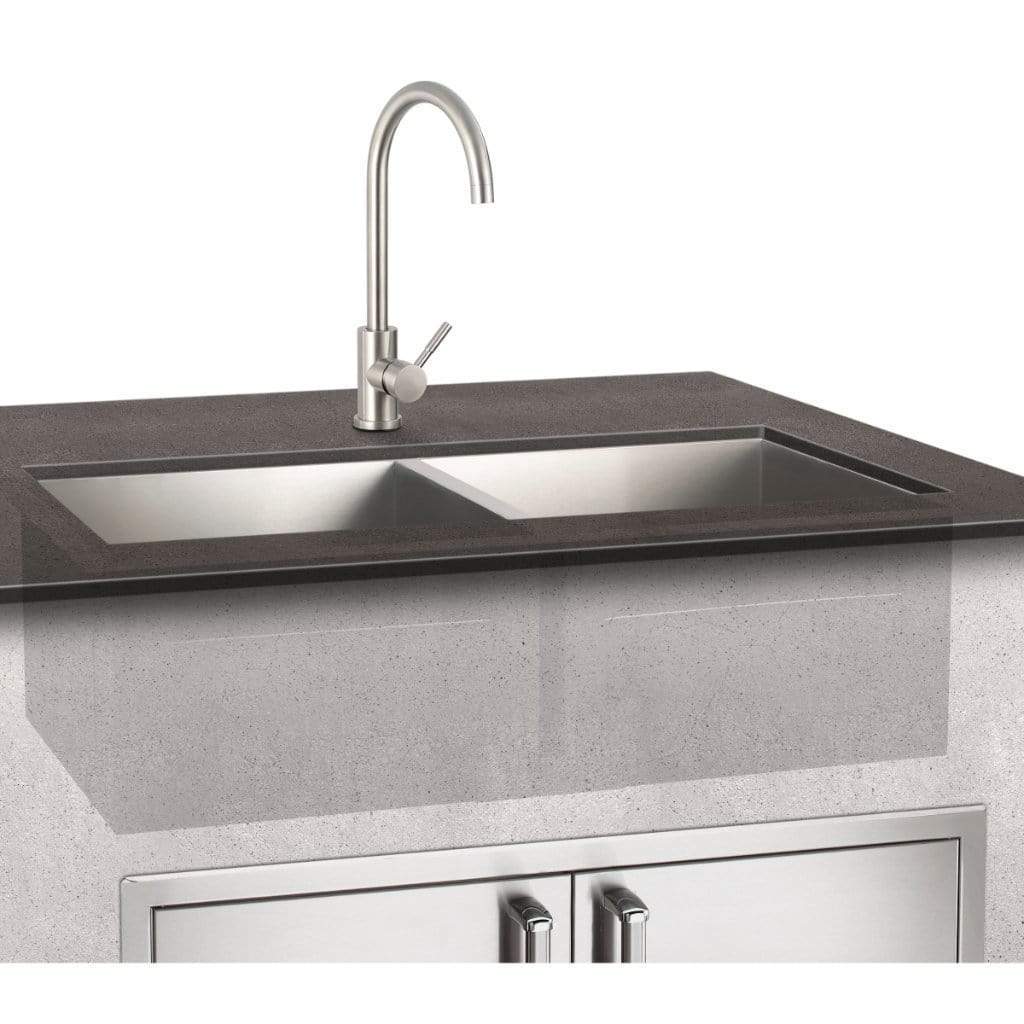 Fire Magic 3837 Stainless Steel Double Sink
