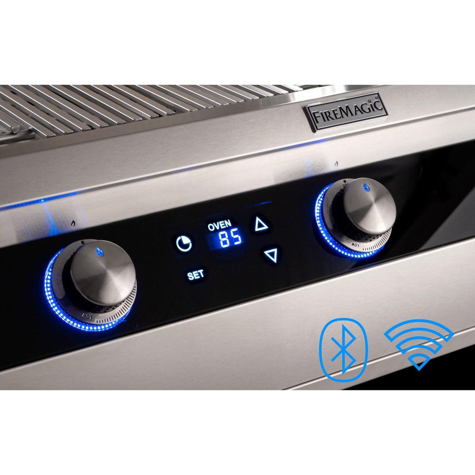 Fire Magic Echelon Diamond E790i 36" 3-Burner Built-In Gas Grill With Digital Thermometer and Optional Magic View Window