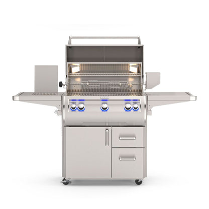 Fire Magic Echelon Diamond E790s 36" Portable Natural Gas Grill With Analog Thermometer and Single Side Burner