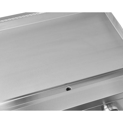 Fuego 27" 2-Burner F27S-Griddle-B Built-In All 304 Stainless Steel Natural Gas Griddle