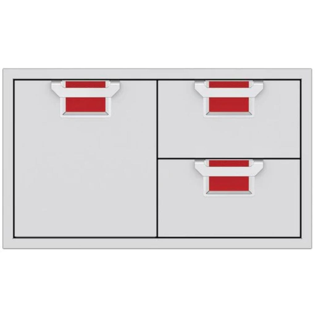 Hestan 36" Aspire Double Drawer and Door Storage Center