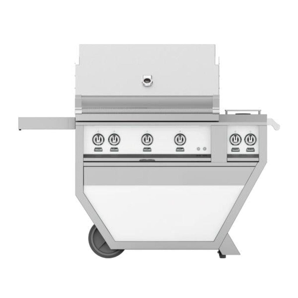Hestan 36" Deluxe Grill with Double Side Burner, (2) Trellis, (1) Sear, Rotisserie
