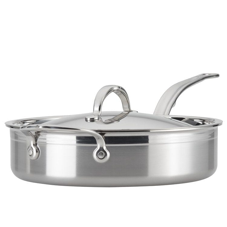 Hestan 3.5 qt. ProBond Forged Stainless Steel Saute Pan With Lid
