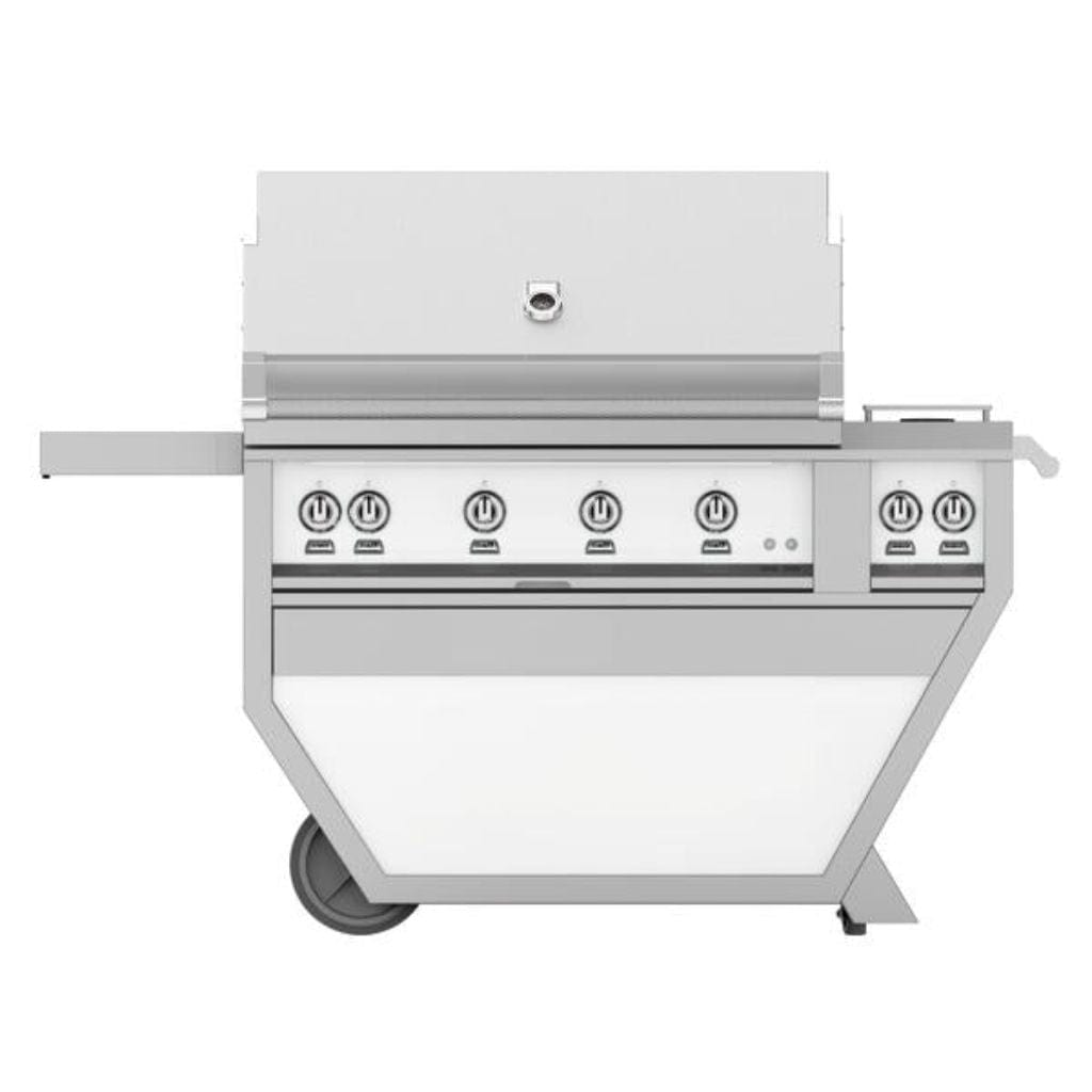Hestan 42" Deluxe Grill with Double Side Burner, (3) Trellis, (1) Sear, Rotisserie