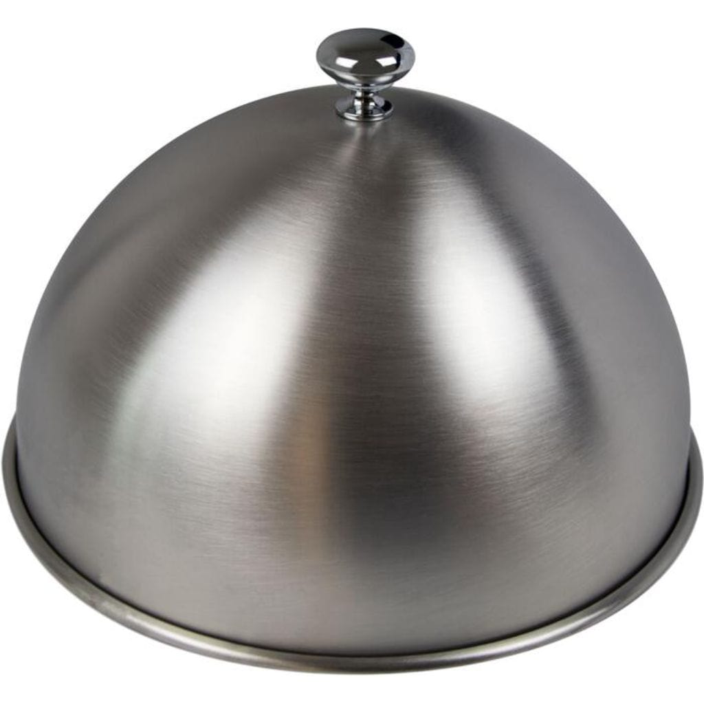 Stainless Steel Teppanyaki Dome Dish Lid with Handle Prevents