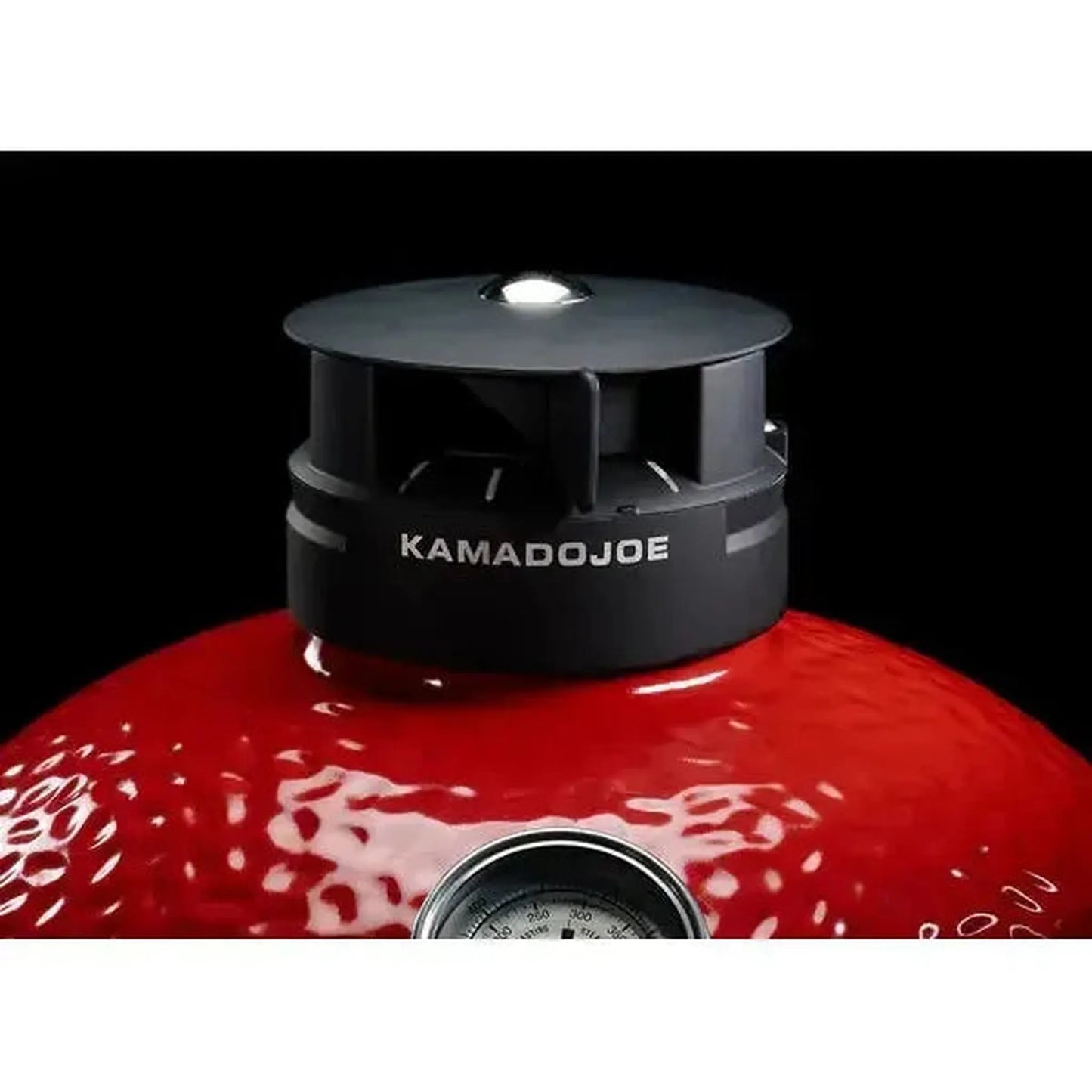 Kamado Joe Big Joe Series III 24" Red Standalone Ceramic Kamado Charcoal Grill