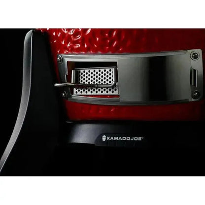 Kamado Joe Big Joe Series III 24" Red Standalone Ceramic Kamado Charcoal Grill