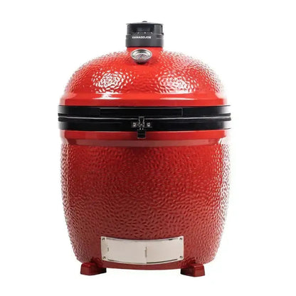 Kamado Joe Big Joe Series III 24" Red Standalone Ceramic Kamado Charcoal Grill