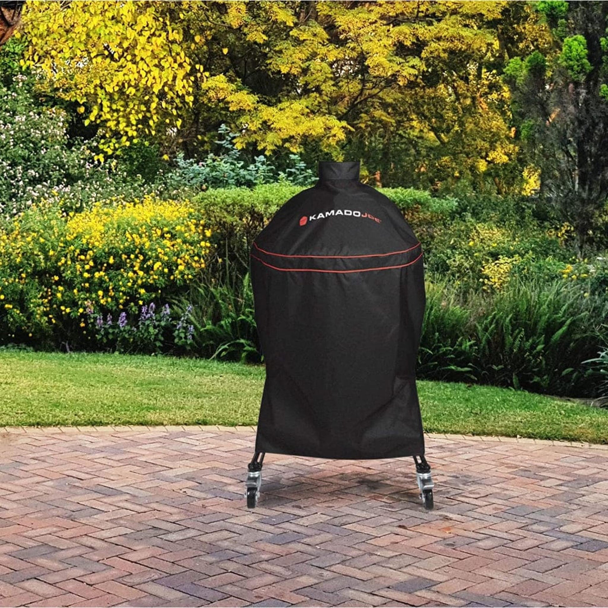 Kamado Joe Black Heavy Duty Polyester Grill Cover for Classic Joe Series Grills