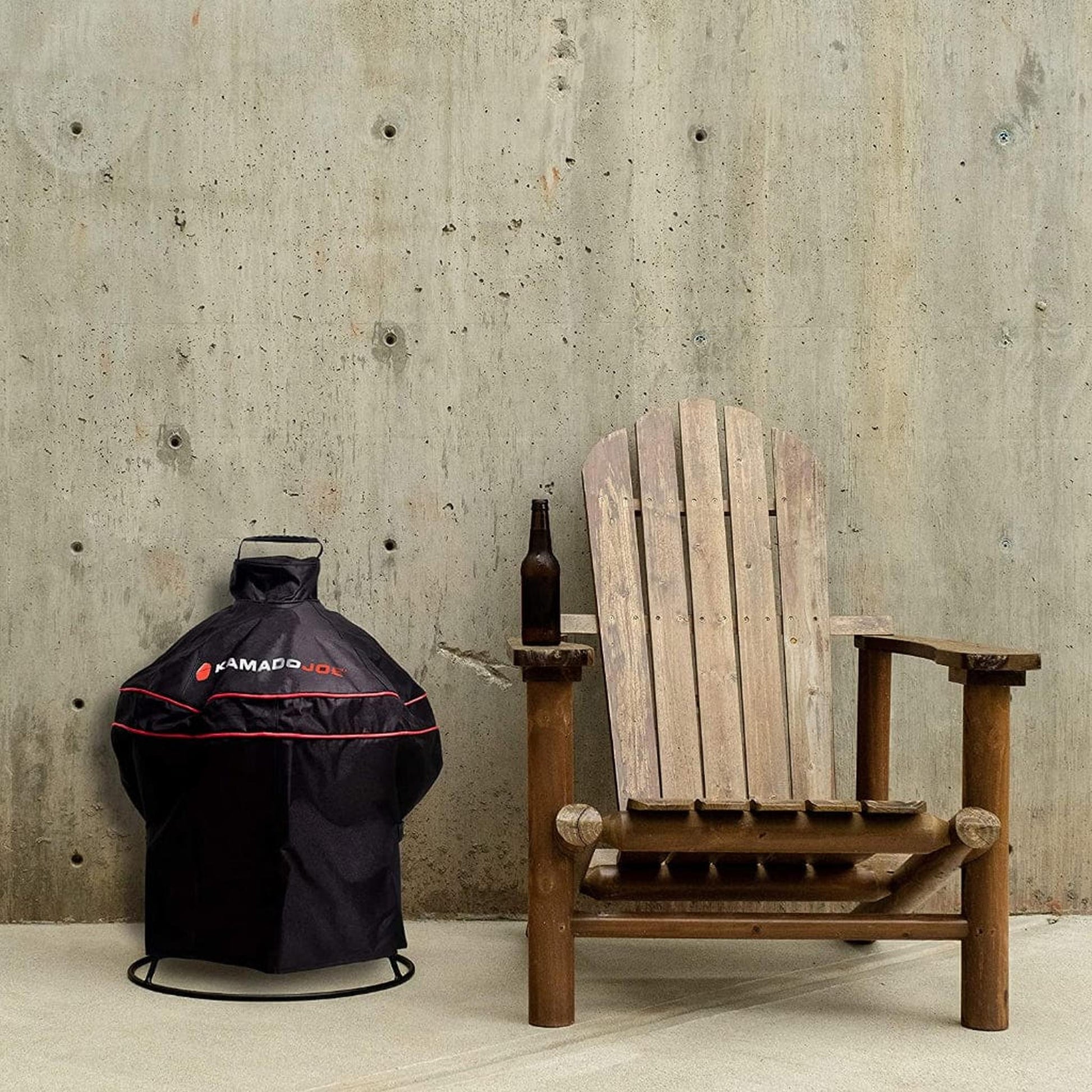 Kamado Joe Black Polyester Grill Cover for Joe Jr. Grill