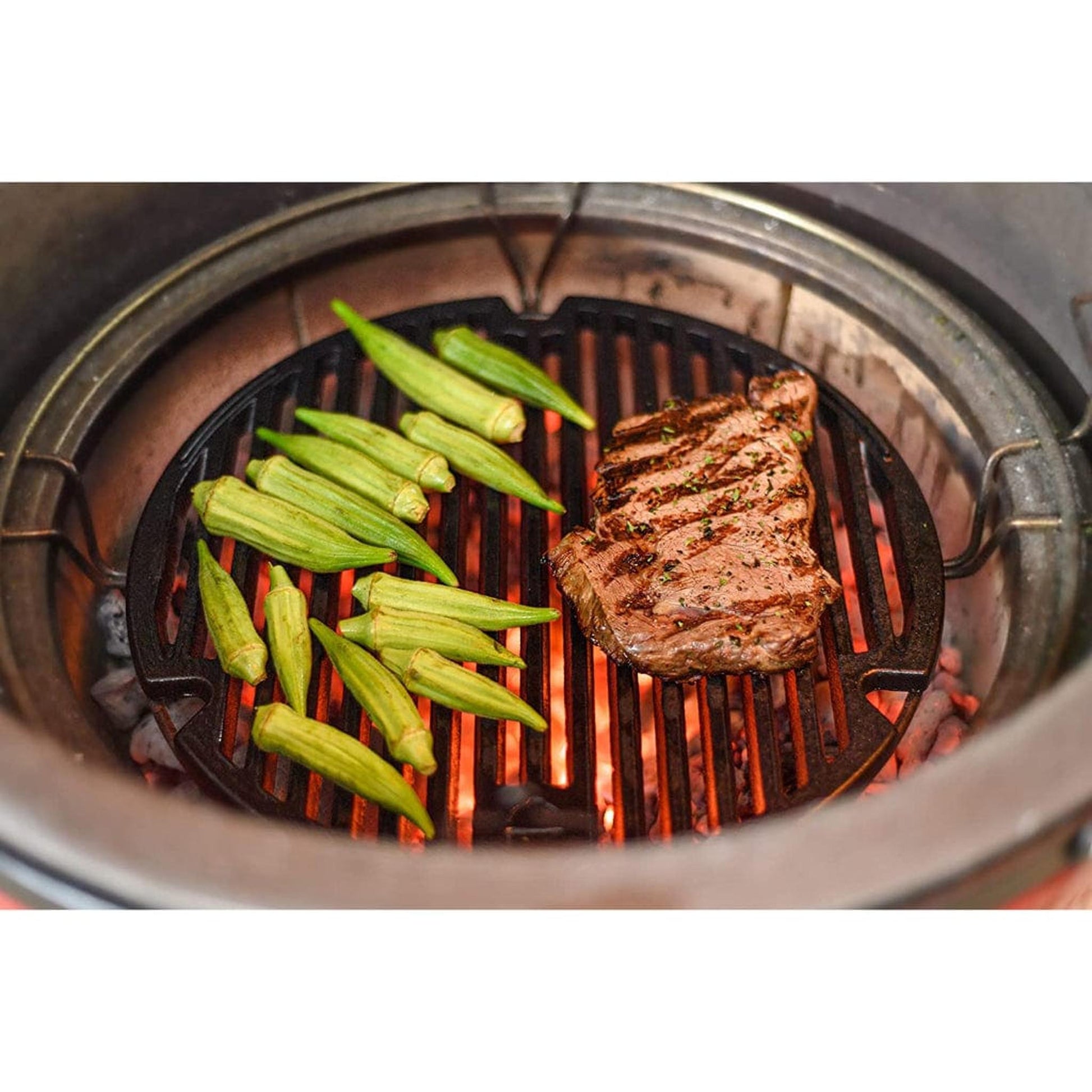 Kamado Joe Cast Iron Sear Plate for Classic Joe, Konnected Joe and Joe Jr. Grills