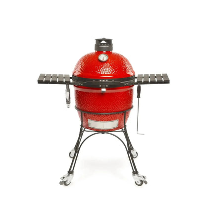 Kamado Joe Classic Joe Series II 18" Red Ceramic Kamado Charcoal Grill With Cart