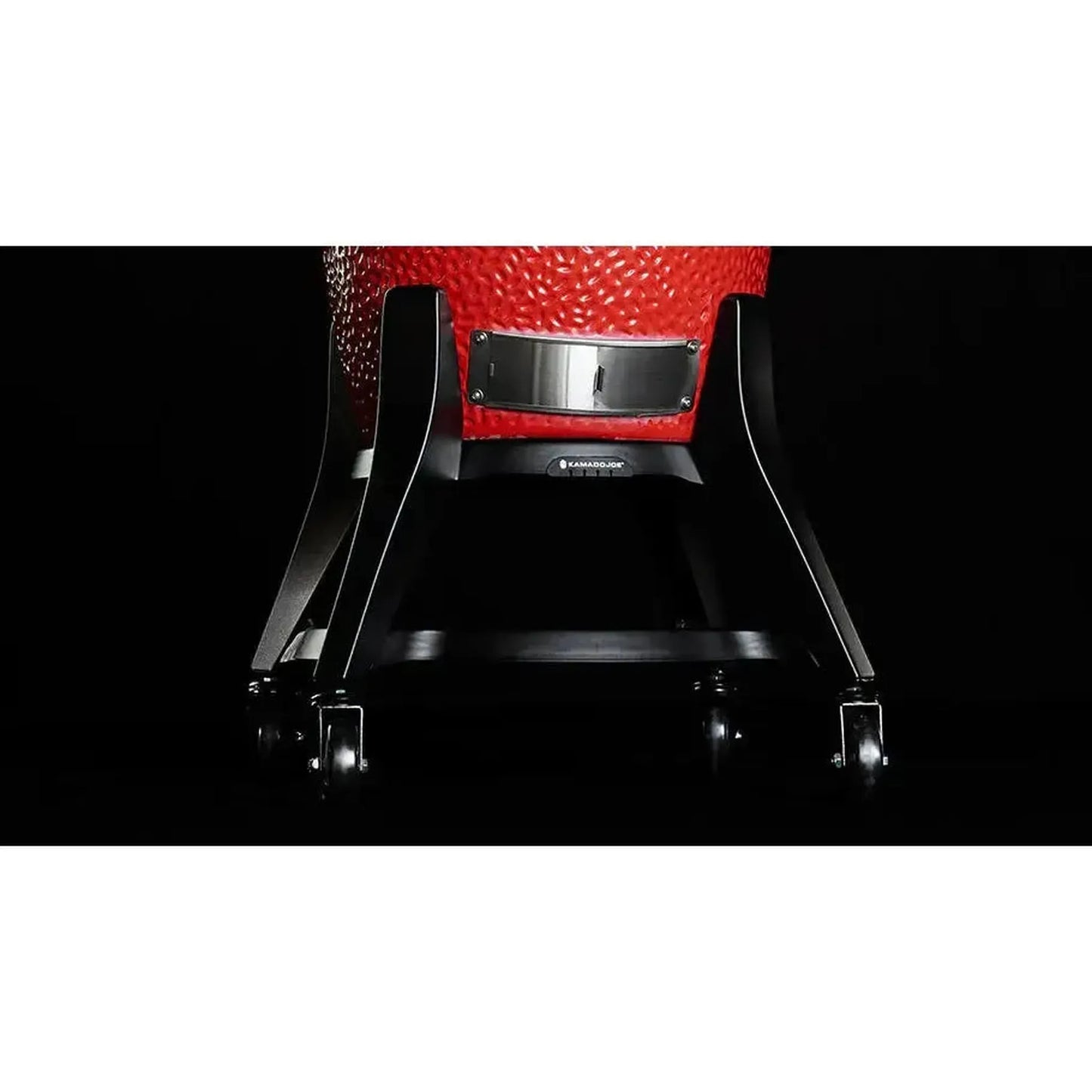 Kamado Joe Classic Joe Series III 18" Red Ceramic Kamado Charcoal Grill With Cart