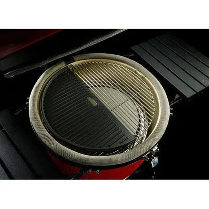 Kamado Joe Half Moon Cast Iron Reversible Griddle for Classic Joe Series Grills