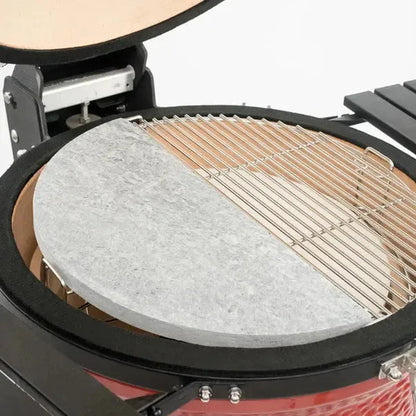 Kamado Joe Half Moon Soapstone Cooking Surface for Classic Joe Series Grills