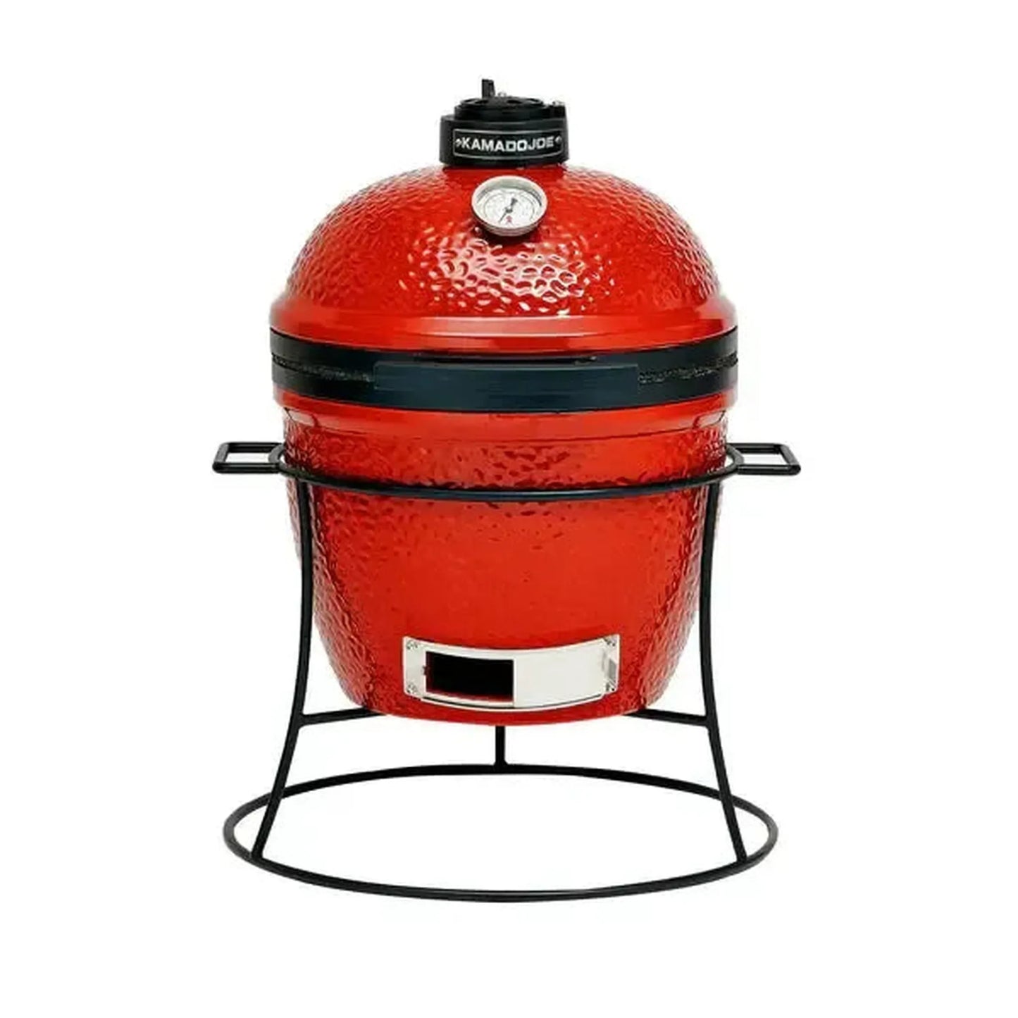 Kamado Joe Joe Jr. 13" Red Ceramic Charcoal Grill On Stand