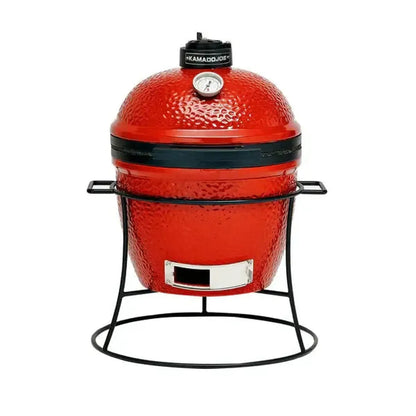 Kamado Joe Joe Jr. 13" Red Ceramic Charcoal Grill On Stand
