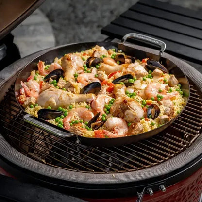 Kamado Joe Karbon Steel 18" Pre-Seasoned Carbon Steel Paella Pan