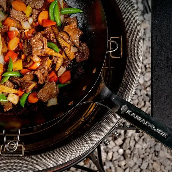 Kamado Joe Karbon Steel 27" Pre-Seasoned Carbon Steel Wok