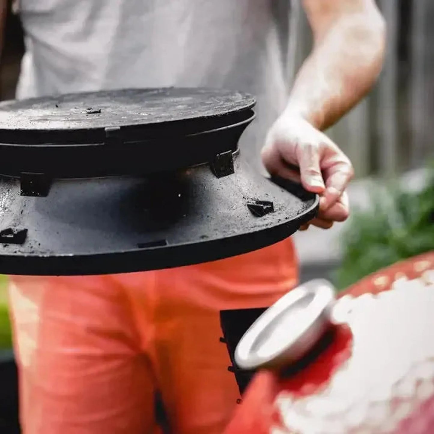 Kamado Joe SlōRoller with Cooking Rack for Big Joe I & II Grills