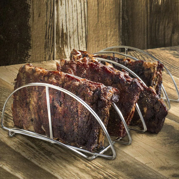 Kamado Joe Stainless Steel Rib Rack for Classic and Big Joe Series Grills