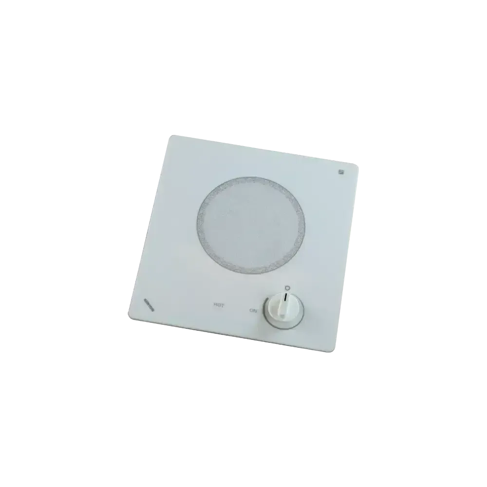 Kenyon Alpine 12" 1-Burner White 120V Electric Cooktop With Knob Control