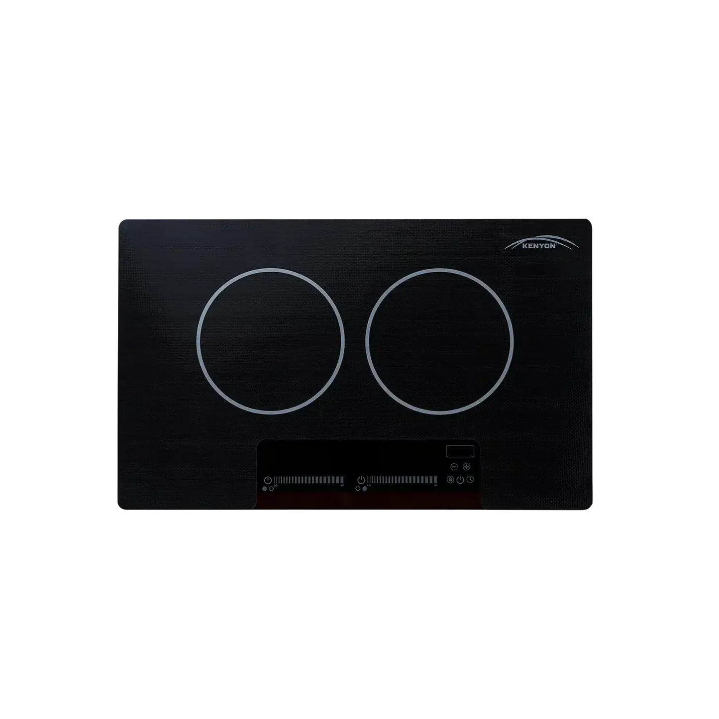 Kenyon Bridge Induction 21" 2-Burner Black 120V Landscape-Mount Electric Cooktop With SilKEN Mat