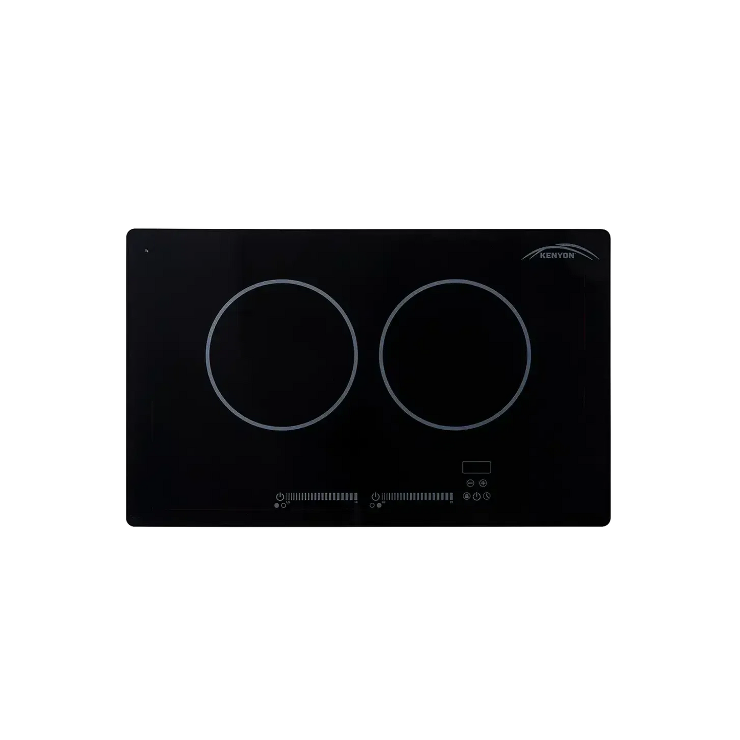 Kenyon Bridge Induction 21" 2-Burner Black 120V Landscape-Mount Electric Cooktop With SilKEN Mat