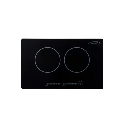 Kenyon Bridge Induction 21" 2-Burner Black 120V Landscape-Mount Electric Cooktop With SilKEN Mat