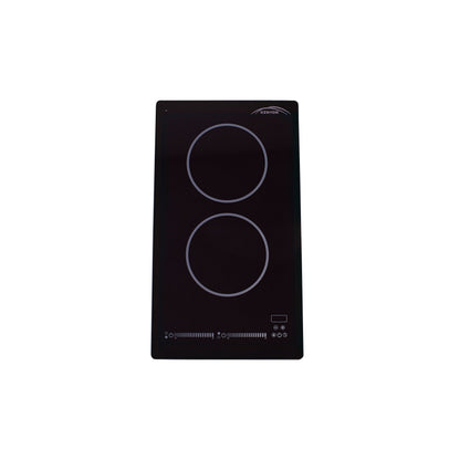 Kenyon Bridge Induction 21" 2-Burner Black 240V 3700W Portrait-Mount Electric Cooktop With SilKEN Mat