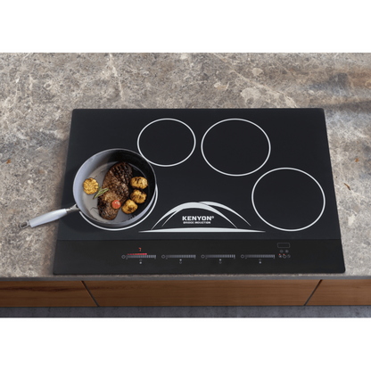 Kenyon Bridge Induction 30" Black 4-Burner 240V Electric Cooktop With SilKEN Mat