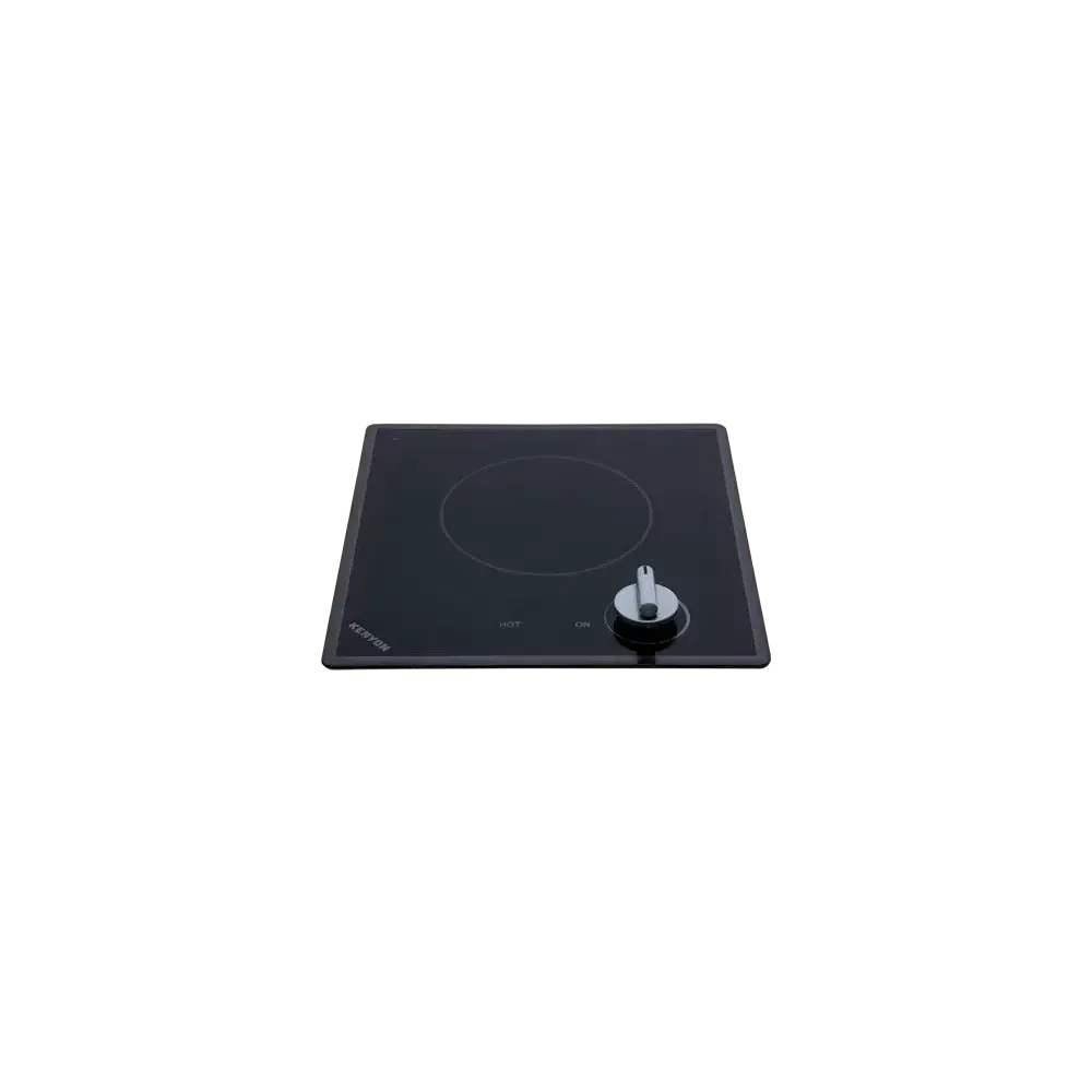 Kenyon Cortez 12" 1-Burner Black 120V Electric Cooktop With Knob Control