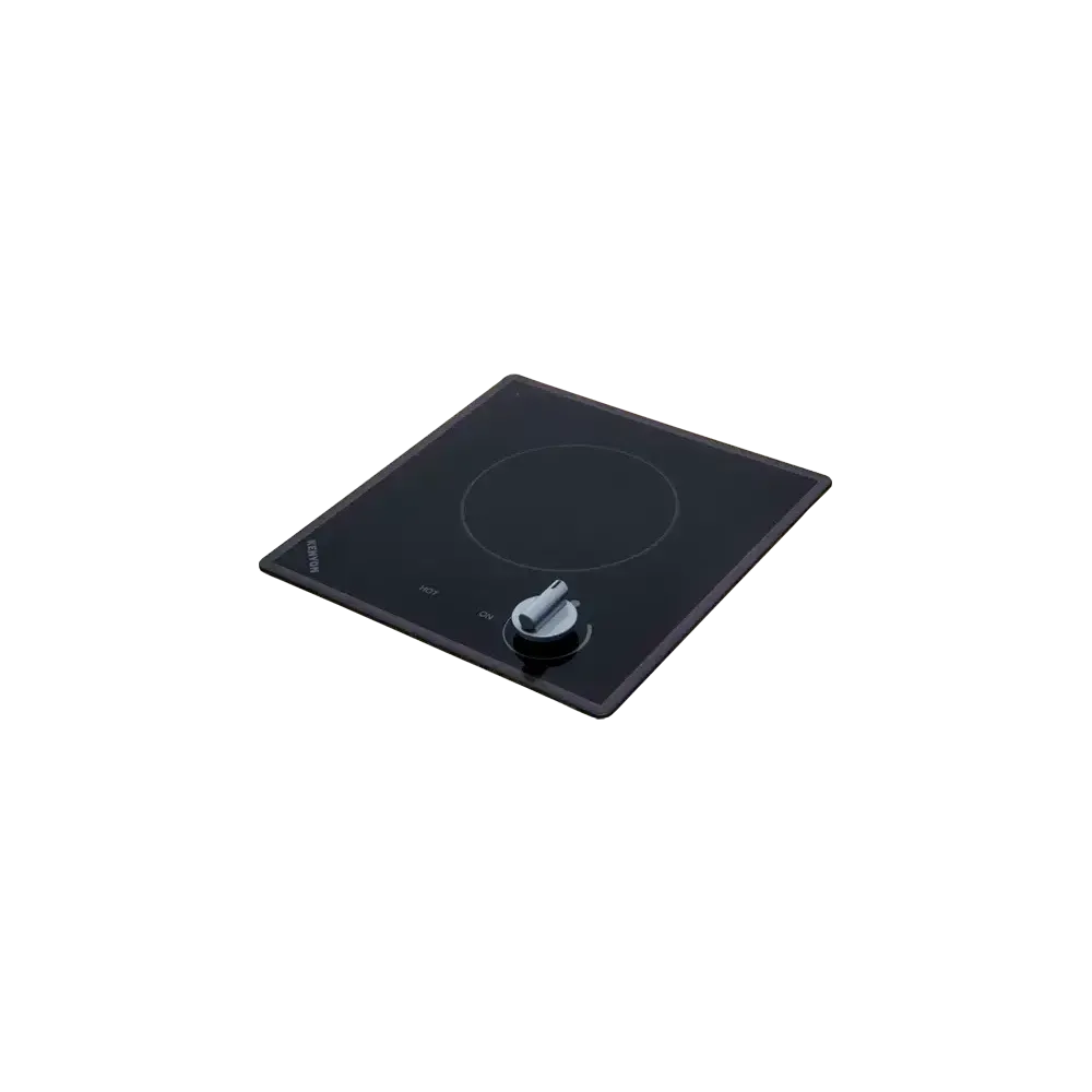 Kenyon Cortez 12" 1-Burner Black 120V Electric Cooktop With Knob Control